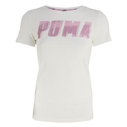 Tricou copii puma style graphic tee 1 g 85183102, 153-164 cm, alb