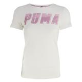 Tricou copii Puma Style Graphic Tee 1 G 85183102, 165-176 cm, Alb