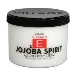 Crema de corp cu vitamina e si jojoba, village cosmetics, 500 ml