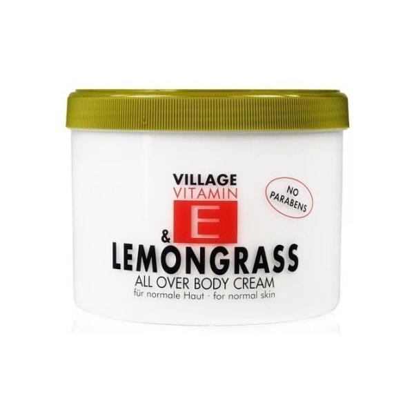 Crema de corp cu Vitamina E si Lamaita, Village Cosmetics, 500 ml