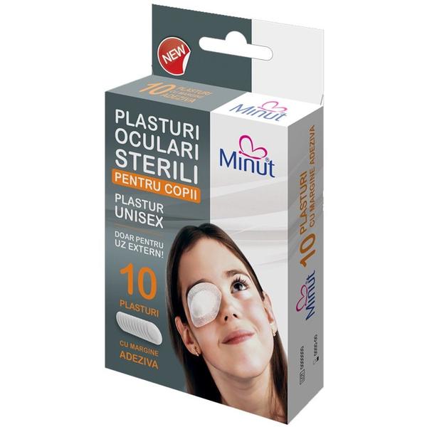 Plasturi Oculari Sterili pentru Copii Minut, 10 buc