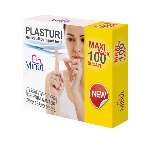 Plasturi pentru Rani de Prim Ajutor Minut, 100 buc