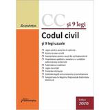 Codul civil si 9 legi uzuale Ed.2020, editura Hamangiu