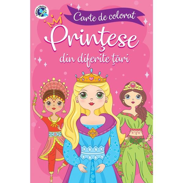 Printese din diferite tari. carte de colorat - luminita albu, editura libelula