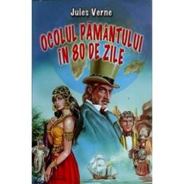 Ocolul pamantului in 80 de zile - Jules Verne, editura Herra