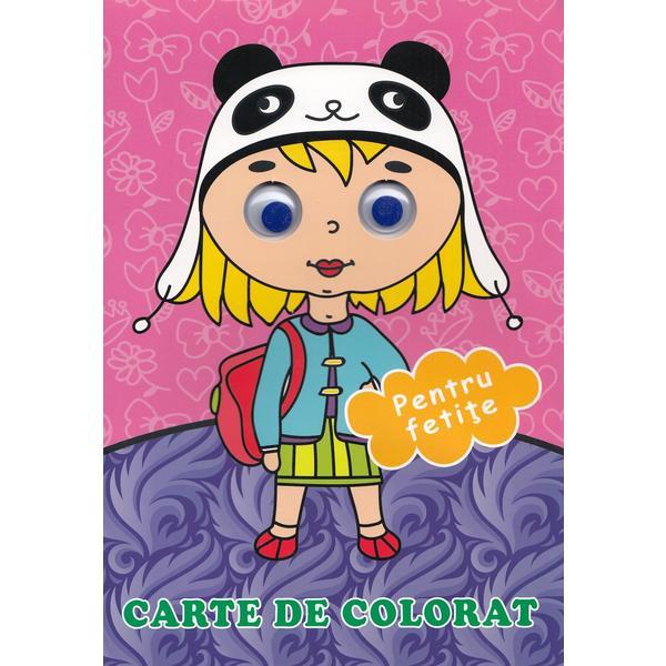 Pentru fetite. Carte de colorat, editura Biblion