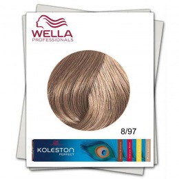 Vopsea Permanenta - Wella Professionals Koleston Perfect nuanta 8/97 blond deschis abastru maro