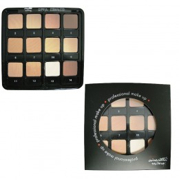 Paleta profesionala 12 culori pudra compacta - cinecitta phitomake-up professional tavolozza professionale 12 colori cipria compatto
