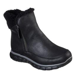 Ghete femei skechers synergy collab waterproof 44779/bbk, 36.5, negru
