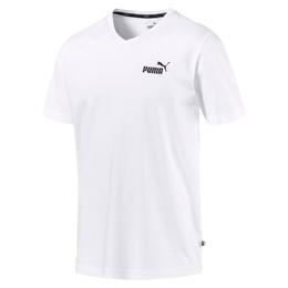 Tricou barbati puma essentials men's v neck 85242102, s, alb
