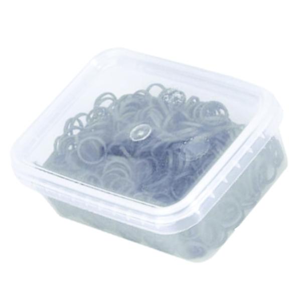 Elastice pentru par negre sinelco, 500 buc