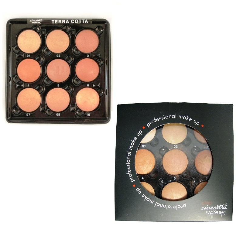 Paleta Profesionala 9 Culori Fard Bronzant Copt - Cinecitta PhitoMake-up Professional Tavolozza Professionale 9 Colori Terra Cotta