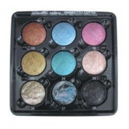 Paleta profesionala 9 culori fard de pleoape copt - cinecitta phitomake-up professional tavolozza professionale 9 colori ombretto cotto nr 2
