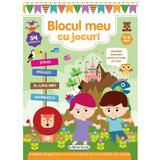 Blocul meu cu jocuri: 5 - 6 ani, editura Girasol