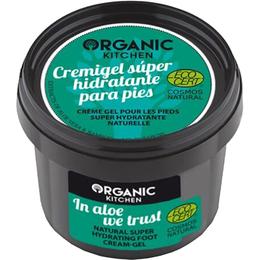 Gel-crema pentru picioare cu aloe vera organic kitchen, 100 ml