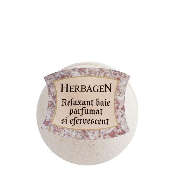 Relaxant de Baie Bath Bomb Parfumat si Efervescent Herbagen, 80 g