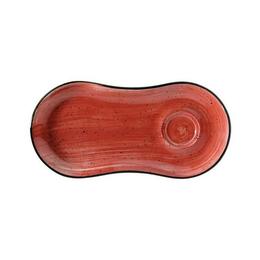 Farfurie aperitiv din portelan bonna colectia passion 25x12cm