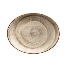 Farfurie ovala din portelan bonna colectia terrain 31cm mn010141