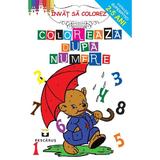 Coloreaza dupa numere 2-5 ani, editura Pestalozzi