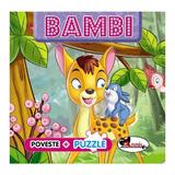 Poveste + Puzzle: Bambi, editura Aramis