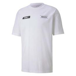Tricou barbati puma nu-tility 58121702, m, alb