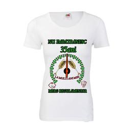 Tricou personalizat dama fruit of the loom nu imbatranesc 35 alb xl