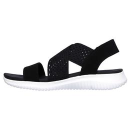 Sandale femei skechers ultra flex 32495/blk, 37, negru