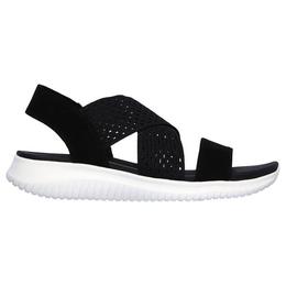 Sandale femei skechers ultra flex 32495/blk, 39, negru