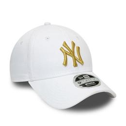 Sapca femei new era new york yankees metallic 9forty 12285202, osfm, alb