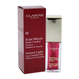 Ulei colorat pentru buze clarins instant light lip comfort 02 raspberry 7ml