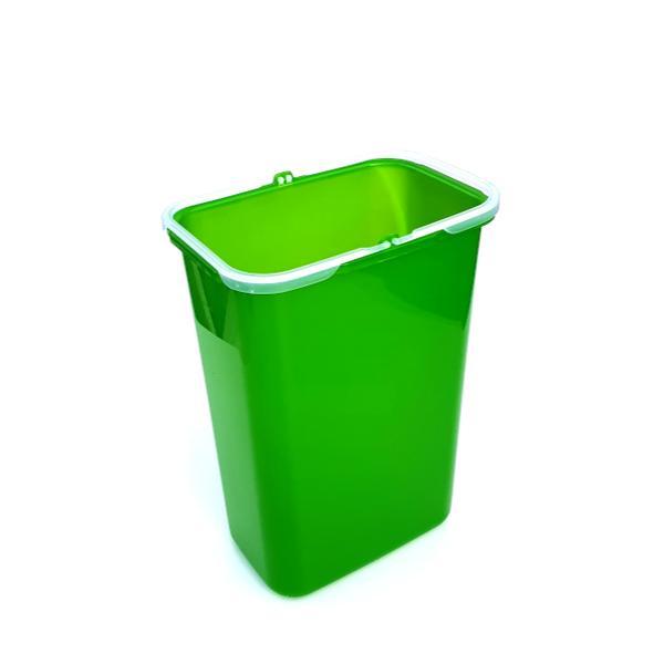 Galeata de schimb 8 l pentru cos de gunoi, verde - Maxdeco