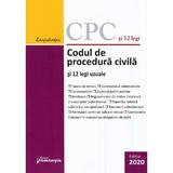 Codul de procedura civila si 12 legi uzuale Ed.2020, editura Hamangiu