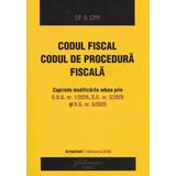 Codul fiscal. Codul de procedura fiscala Act. 1 Februarie 2020, editura Hamangiu