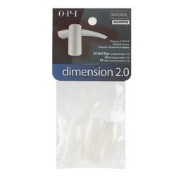 Tips pentru Unghii Tehnice OPI Dimension Sport Length Nail Tip 2.0, 20 buc