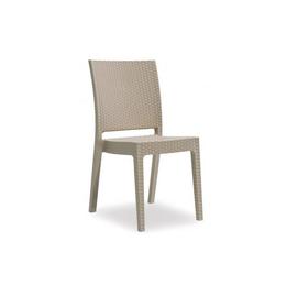 Scaun nice 59x44xh88cm polipropilen, fibra sticla culoare capucino - raki