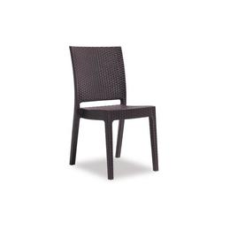 Scaun nice 59x44xh88cm polipropilen, fibra sticla culoare cafea - raki