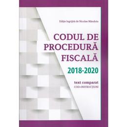 Codul de procedura fiscala 2018-2020 - Nicolae Mandoiu, editura Con Fisc