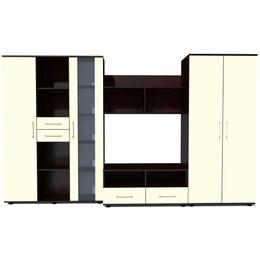 Biblioteca selena wenge/vanilie, 292 x 200 x 57 cm