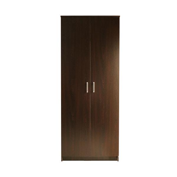 Dulap Soft 2 usi cu bara pentru umesare, wenge, 80 x 200 x 53 cm