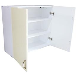 Corp suspendat cu 2 usi zebra, alb/mdf vanilie, 80 x 72 x 31 cm