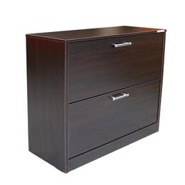 Pantofar 2 usi mare, wenge, 80 x 84 x 26 cm