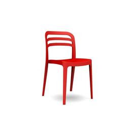 Scaun bar aspen din polipropilen cu fibra de sticla culoare rosie - raki