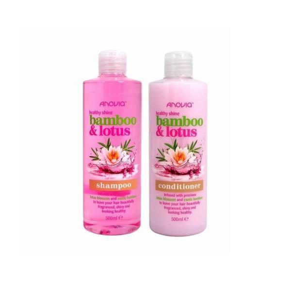 Set Sampon + Balsam de par Anovia Bambus si Lotus 500+500 ml