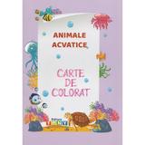 Animale acvatice. Carte de colorat, editura Tony