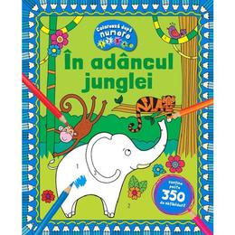 Coloreaza dupa numere. in adancul junglei, editura kreativ