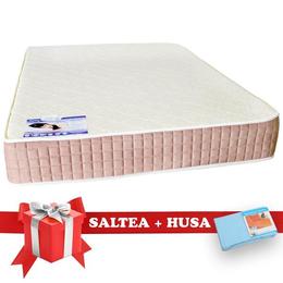 Saltea superortopedica lux saltex 140x190 cm + husa cu elastic