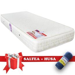Saltea superortopedica saltex 90x200 cm + husa cu elastic