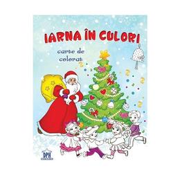 Iarna in culori - carte de colorat, editura didactica publishing house