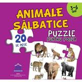 Animale salbatice. Puzzle pentru podea 3-6 ani, editura Didactica Publishing House