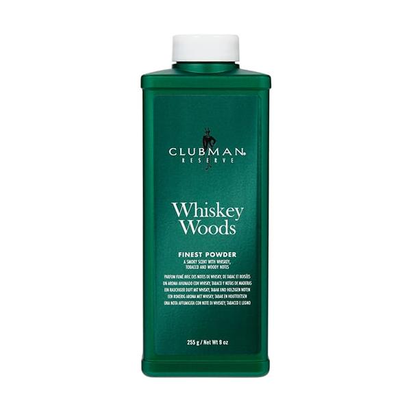 Pudra de Talc - Clubman Pinaud Reserve Whiskey Woods Finest Powder, 255 g
